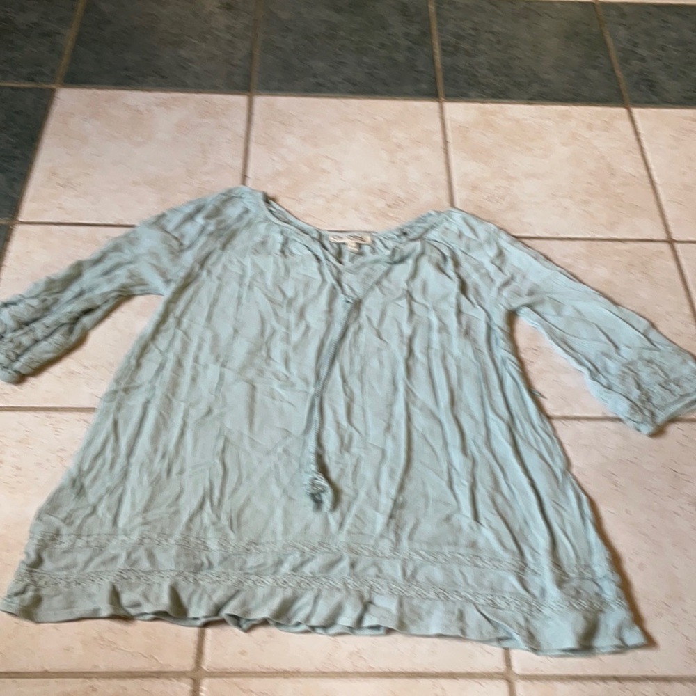 Light blue blouse